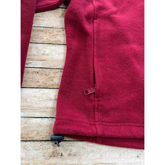 Columbia Sportswear Women's Size M Red Zipper Front Fleece Jacket 207-WL6114 - Picture 6 of 9